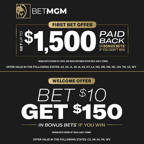 betmgm wv bonus code|BetMGM Welcome Offer .